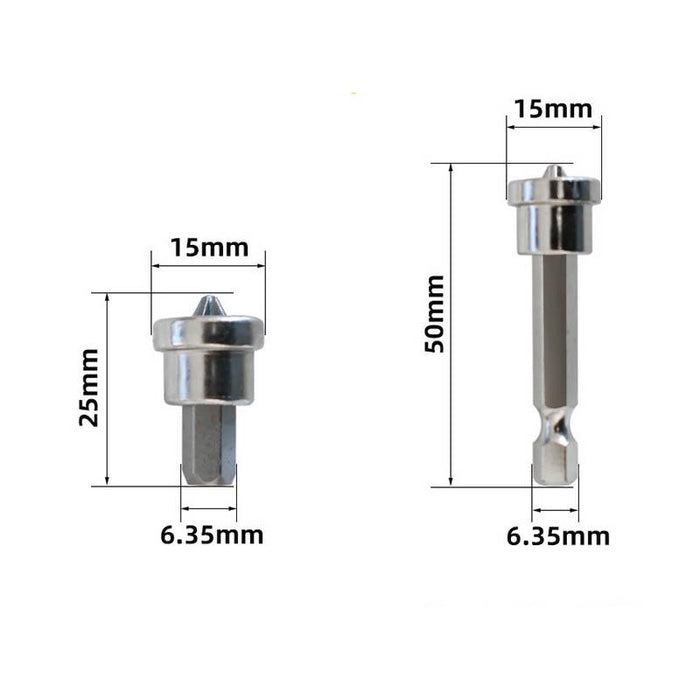 5PCS Magnetic Positioning Screwdriver Bits 25mm*2/50mm*3 Screw Positioning Bits