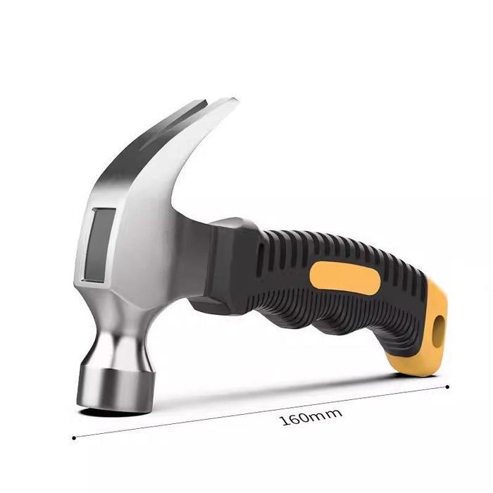 Stubby Claw Hammer Carbon Steel All Purpose Rubber Grip Small Area Shockproof