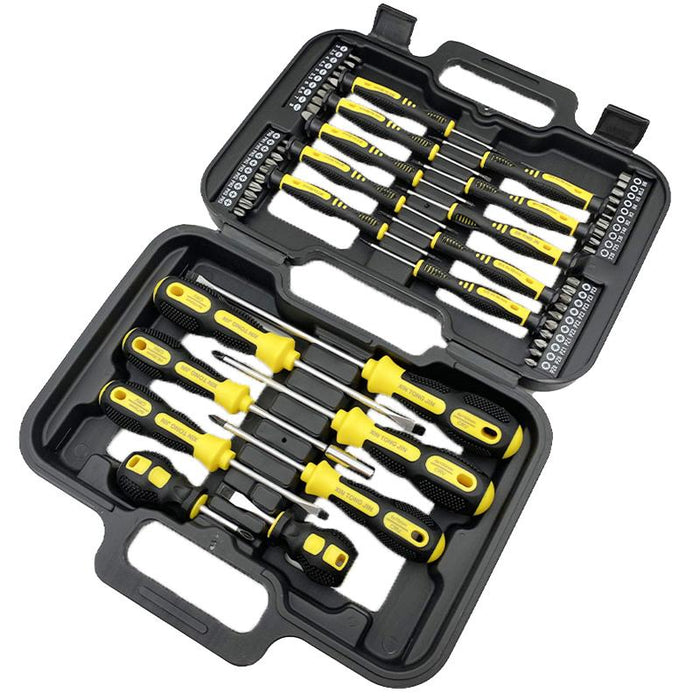 58Pcs Magnetic Screwdriver Set Slotted Phillips Bit Hex Pozidriv Torx Key Bit