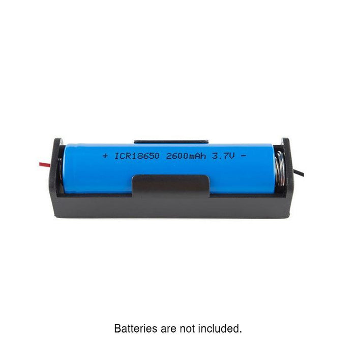 8 PACK 18650 Single Battery HOLDER Case Rechargeable 18650 Wire Lead LITHIUM