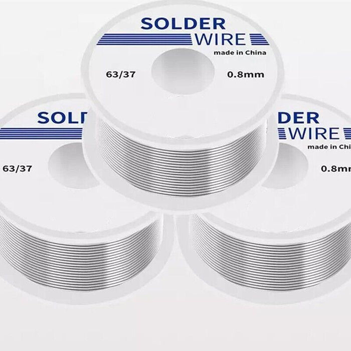 63/37 Tin Solder Wire with Rosin Core, 1.0mm, 100g, 2.2% Flux