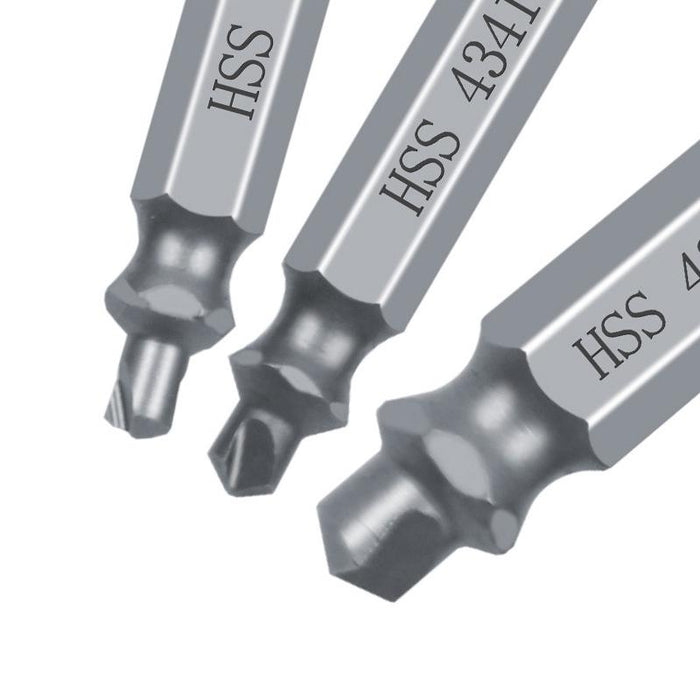 6PCS Damaged Screw Extractor Set Easy Out Broken Drill Bit