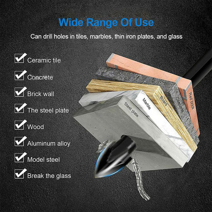 7PCS Multifunctional Cross Alloy Drill Bit