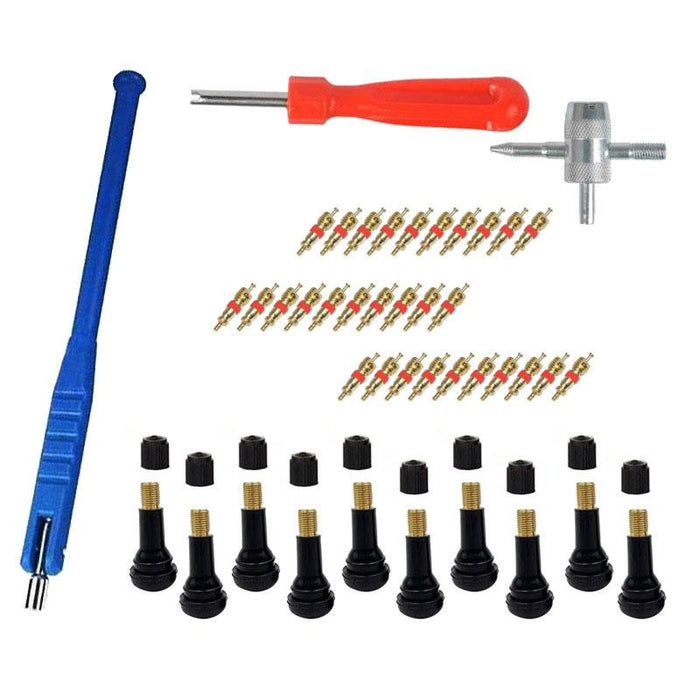 43PCS Car Tyre Valve Tool Remover Tire Repair Installer