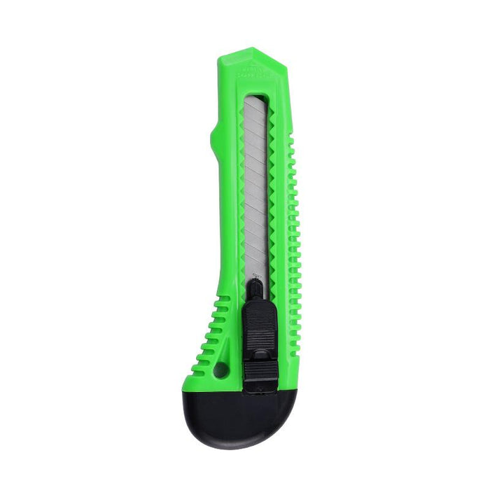 Paper Box Cutter Snap Off Retractable  Pack Knife Green