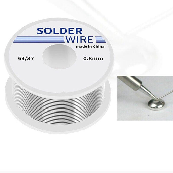 63/37 Tin Solder Wire with Rosin Core, 1.0mm, 100g, 2.2% Flux