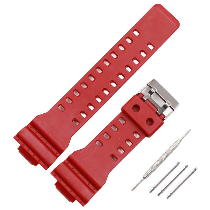 16mm Watch Band Strap Fits For G Shock GA-100 G-8900 GW-8900 Pins Tool Shock