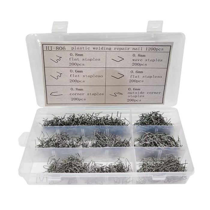 1200PCS Car Bumper Plastic Welding Nail Box Set