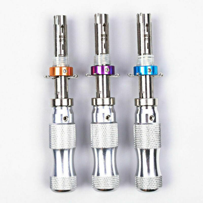 3X Tubular Locksmith Lock Tool Equipment 7.00MM 7.5MM 7.8MM Steel Set