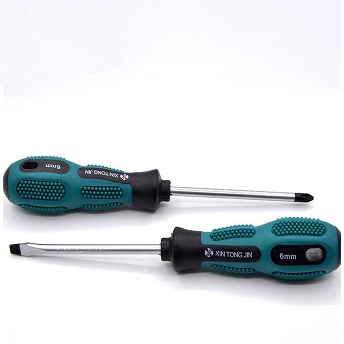 Screwdriver Set 9 Piece with storage bag CRV magnetic tips Phillips Flat blade