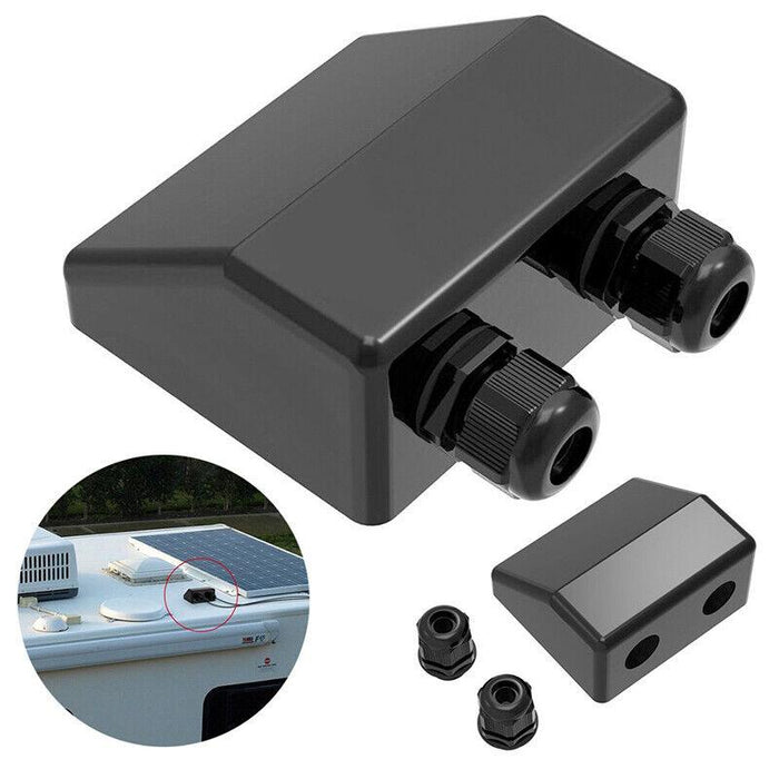 Renogy Waterproof Solar Panel Cable Entry Twin Cable Gland Corner Bracket Mount