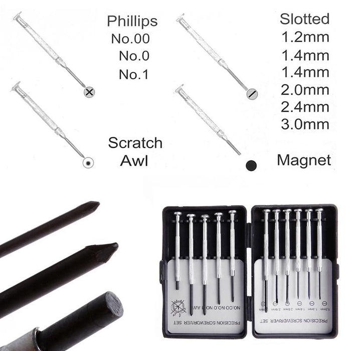11 Pcs Precision Screwdriver Set Mobile Laptop Watch Glasses Small Driver