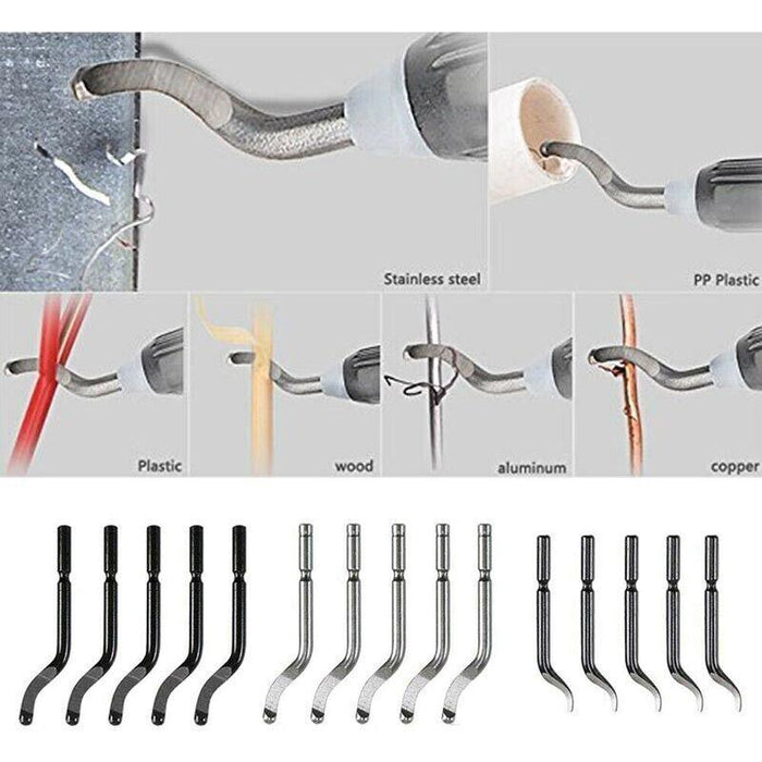 16pcs Rotary Deburr Blades Set For Wood And Steel