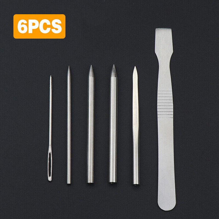 6/9 PCS Stainless Steel Paracord Bracelet Fid Lacing Stitching Needles Tool Set