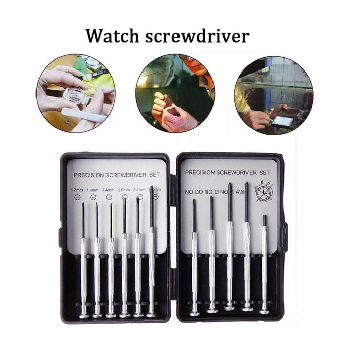 11 Pcs Precision Screwdriver Set Mobile Laptop Watch Glasses Small Driver