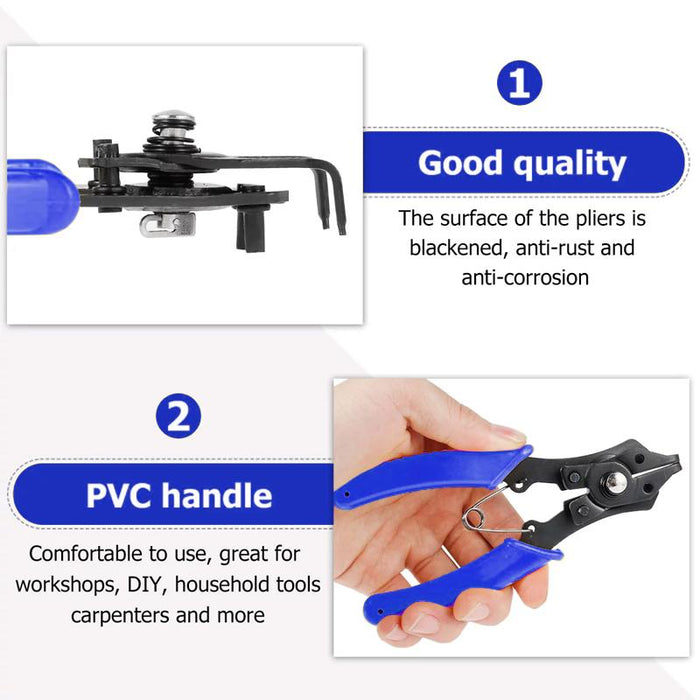 4-in-1Multi-Function Circlip Pliers Set Spring Release Fixed Grip Versatile Tool