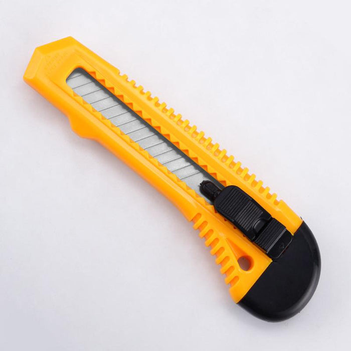 2X Paper Box Cutter Snap Off Retractable  Pack Knife Yellow