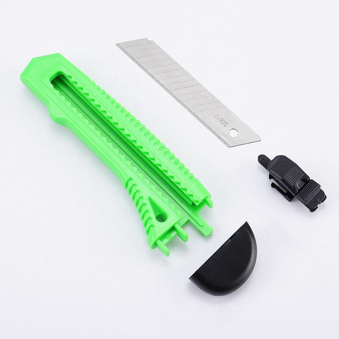 2X Paper Box Cutter Snap Off Retractable  Pack Knife Green