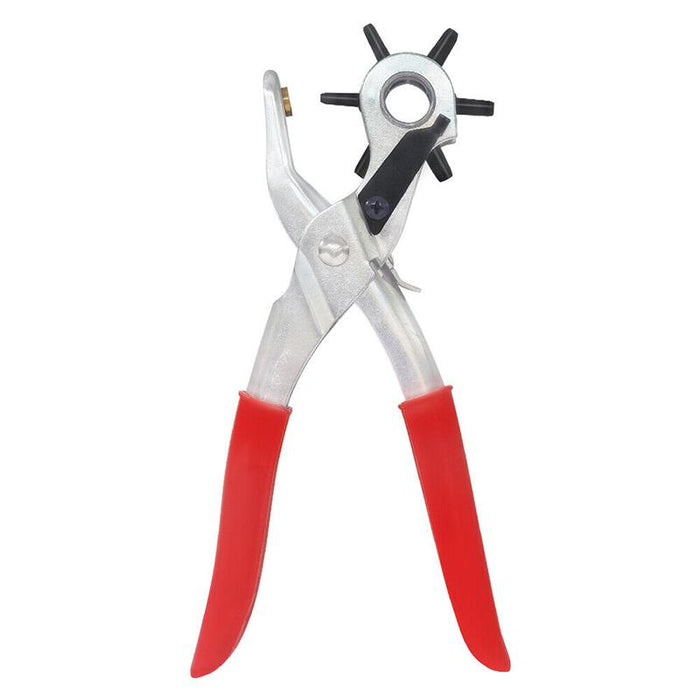 Leather Belt Eyelet Hole Punch Plier Puncher Craft Hand Tool 2mm-4.5mm Revolving