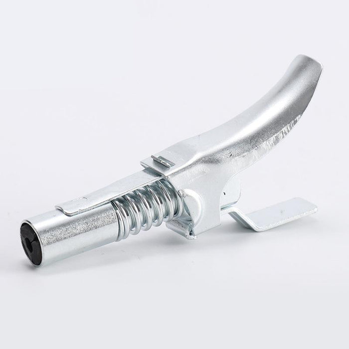 Locking clamp type high-pressure labor-saving oil injection nozzle