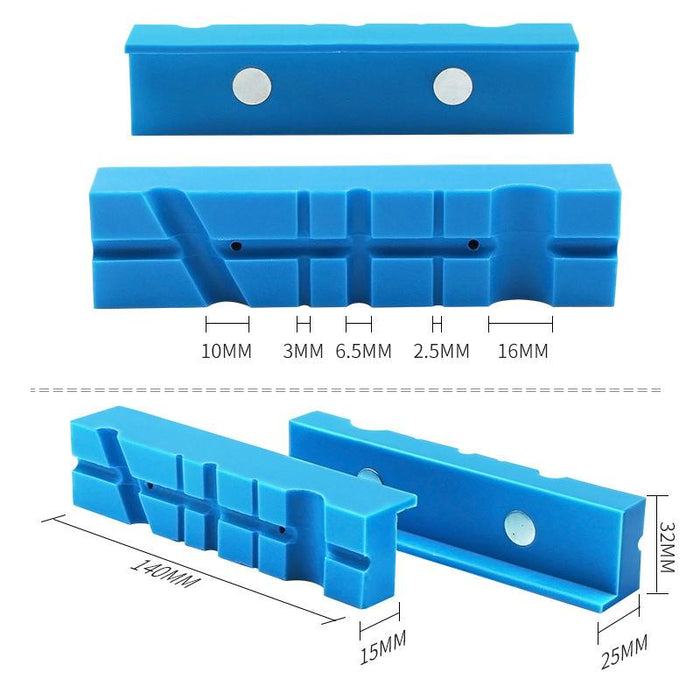 Bench Vise Jaws Magnetic Protection Strip