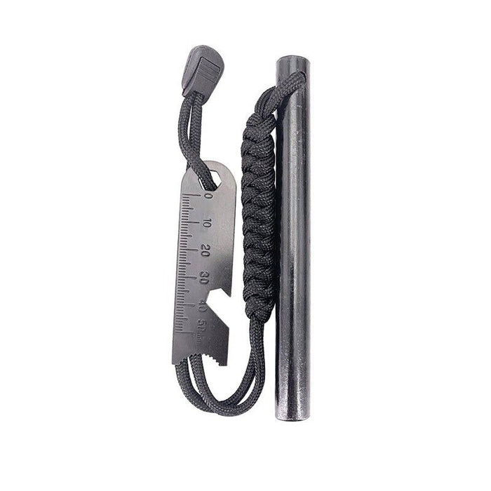 Ferrocerium Flint Rod 15cm x 1.3cm Survival Fire Starter with Striker Para-cord