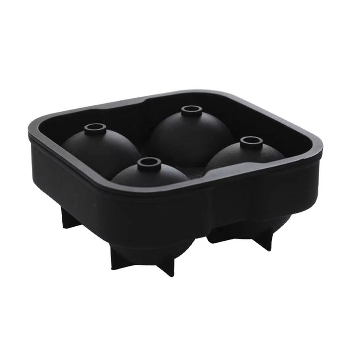 4/6 Large Ball Maker Whiskey Mould Big Mold Sphere Round Silicone Ice Cube Tray