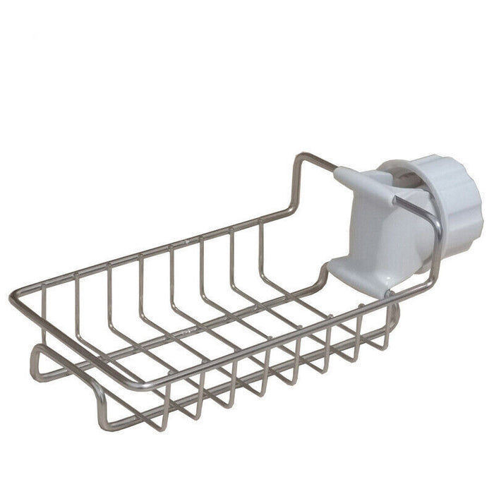 Kitchen Sink Faucet Shelf Sponge Dish Cloth Rack Holder Racks Storage Organizer
