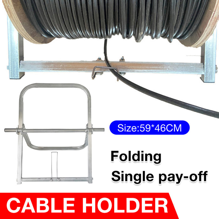 Wire Reel Caddy Foldable 59*46CM Holds up to 2000m cables
