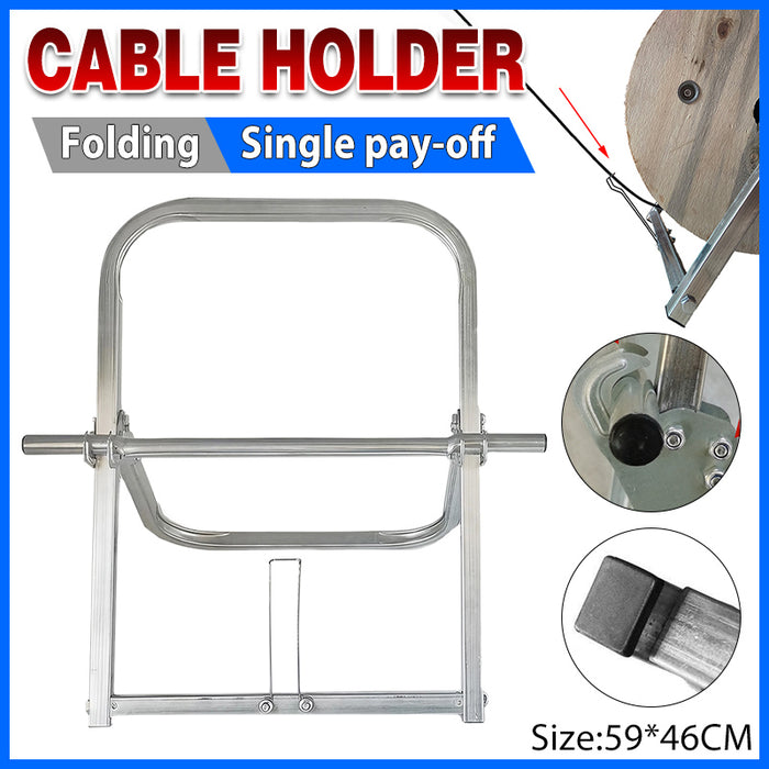 Wire Reel Caddy Foldable 59*46CM Holds up to 2000m cables