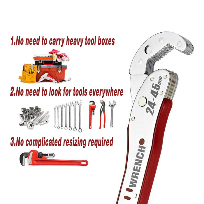 9-45mm Adjustable Magic Wrench for Professional and Household Use