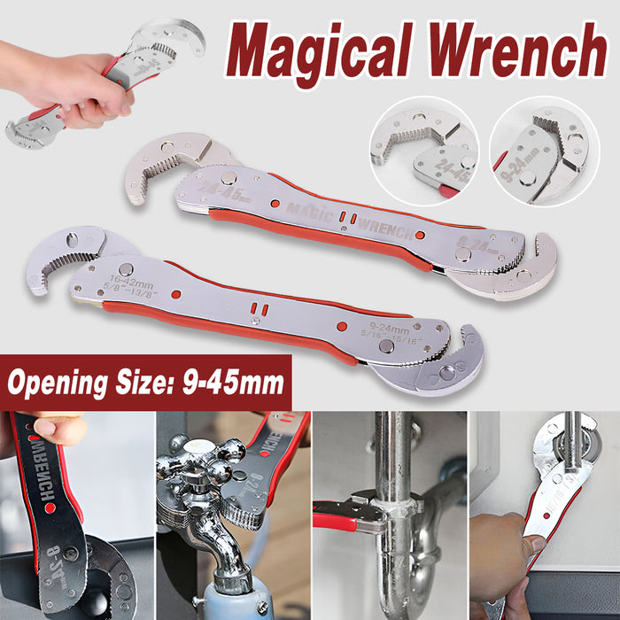 9-45mm Adjustable Magic Wrench for Professional and Household Use