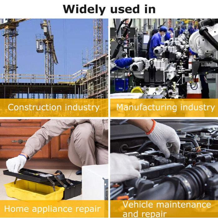 15pcs Impact Damaged Bolt Nut Screw Remover Tool Kit with Socket Threading Extractor