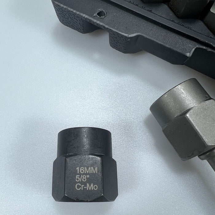 15pcs Impact Damaged Bolt Nut Screw Remover Tool Kit with Socket Threading Extractor