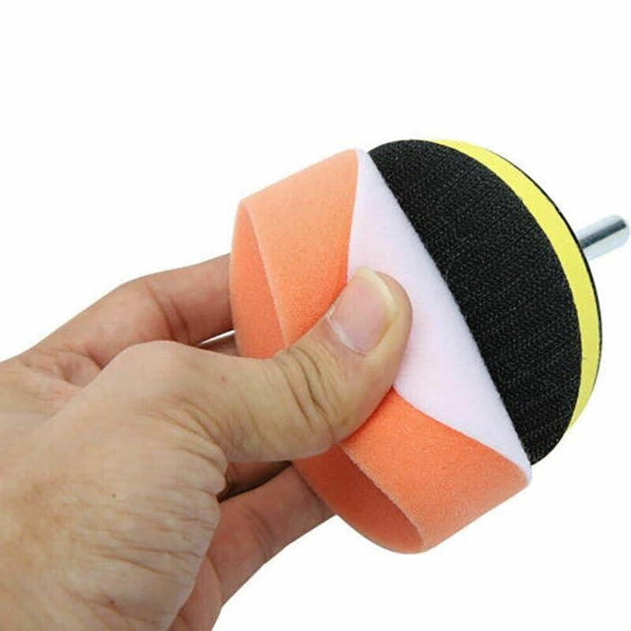22pcs 3" Buffing Waxing Polishing Sponge Pads Kit Set
