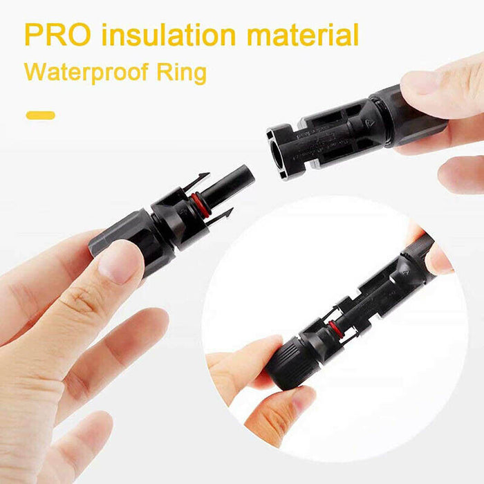 5 Pairs For Solar Panel Connectors IP67 30A Line Plug Socket Male & Female