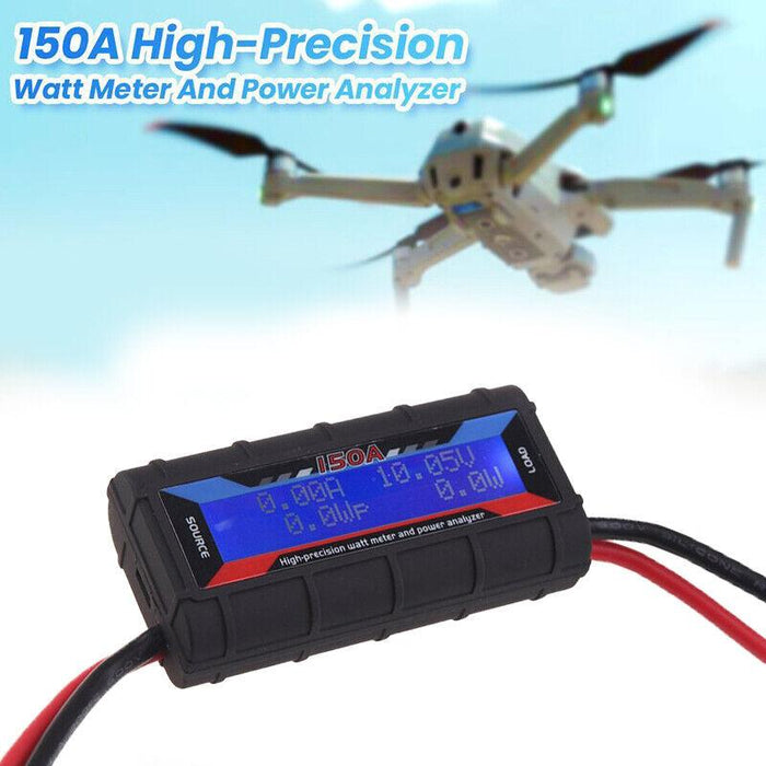 150A Digital LCD Amp Watt Meter Power Analyser Solar Caravan