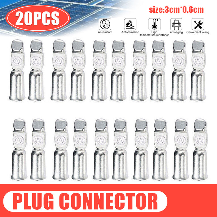 20x 50Amp Copper Terminals Connector For 50a Anderson Style Plugs Contacts