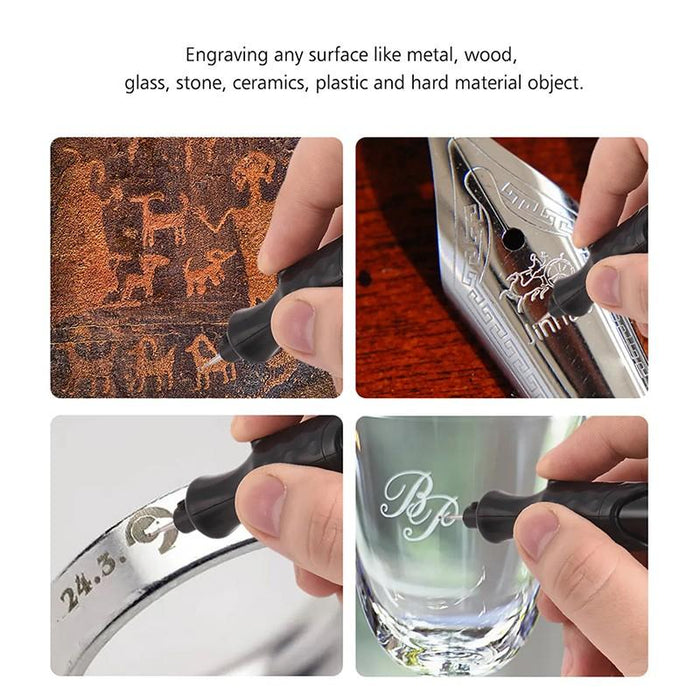 Electric Micro Engraver Aluminum 14*160mm  Gold