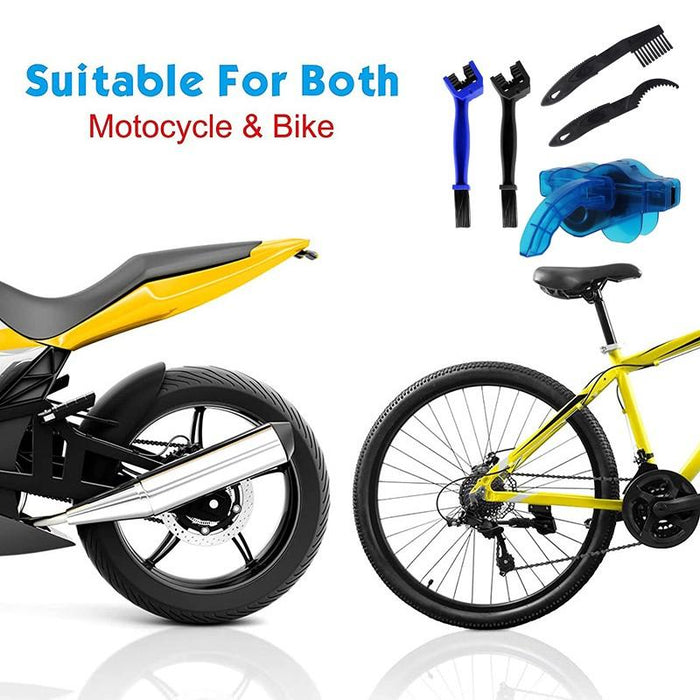New Bike Chain Cleaner Brush Set