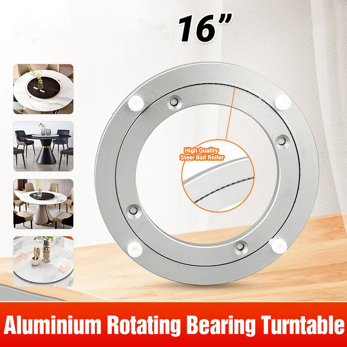 16" Aluminium Rotating Bearing Turntable Round Swivel Plate