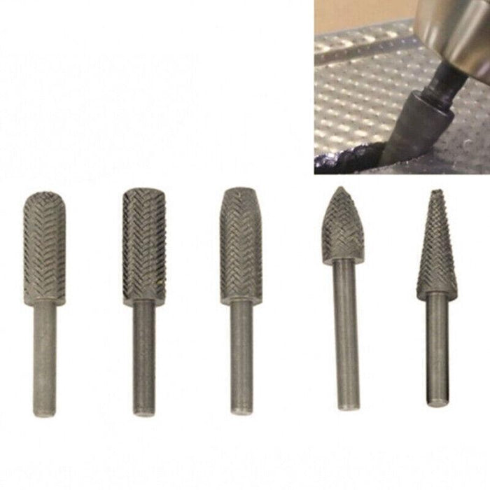 5PCS Metal Cutter Drill Bits For Steel Grinding Carving
