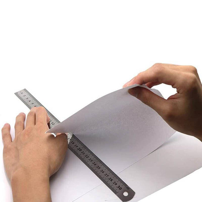 15cm Double Sided Stainless Steel Metal Ruler