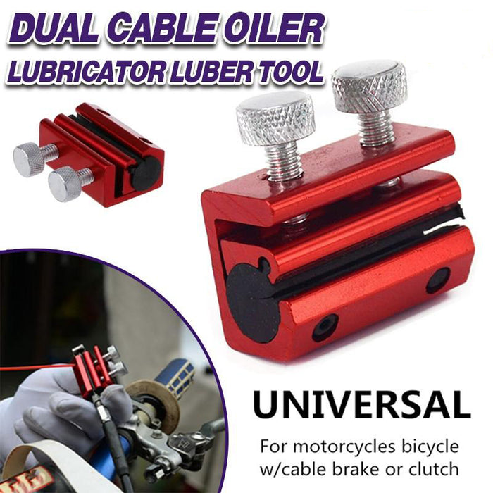 Universal Motorcycle Dual Cable Oiler Lubricator Tool