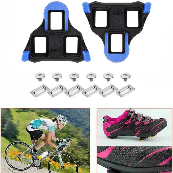 Road Bike Pedal Insoles Rubber Base Red