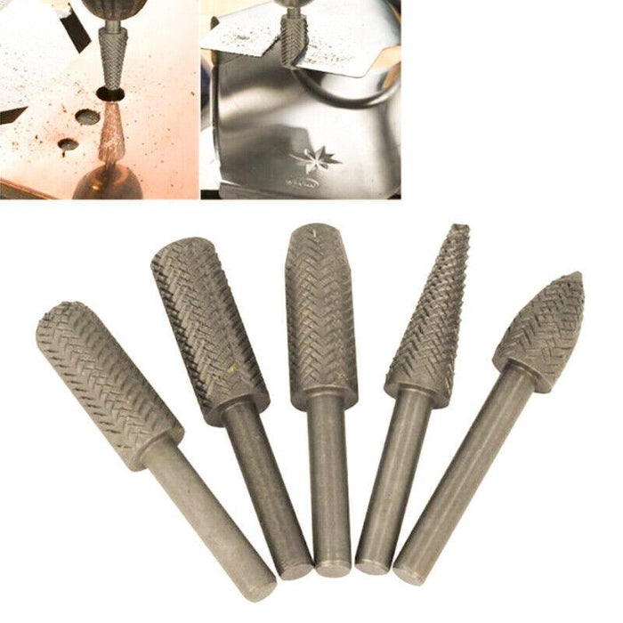 5PCS Metal Cutter Drill Bits For Steel Grinding Carving