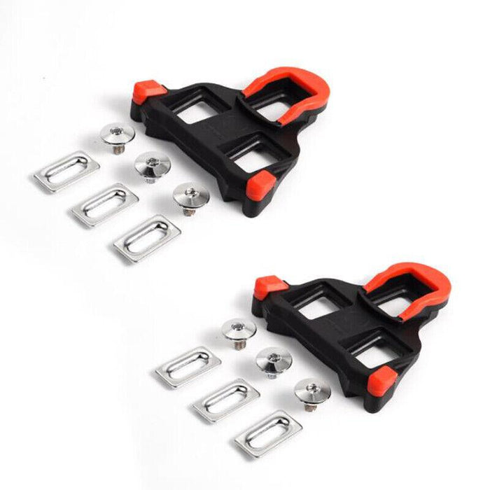 Road Bike Pedal Insoles Rubber Base Red