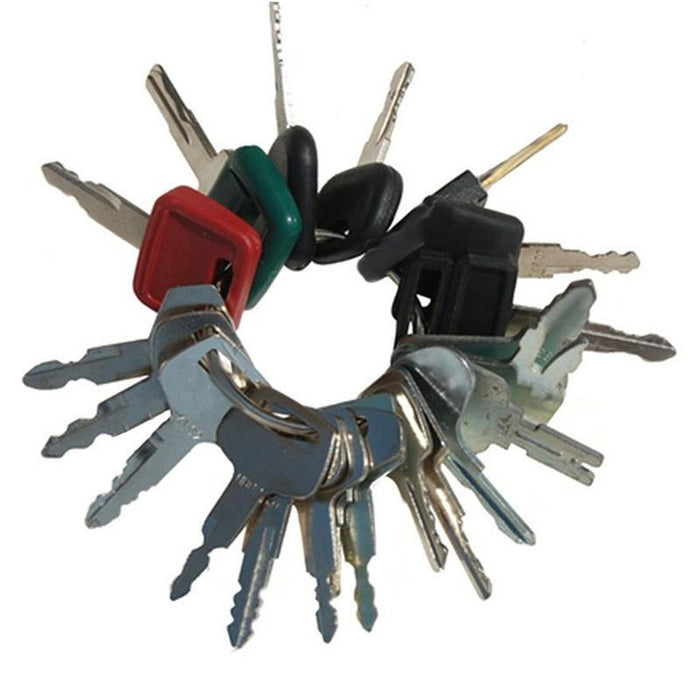 24 Heavy Equipment Construction Machines master Ignition Key Cat Volvo JCB Case