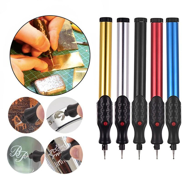 Electric Micro Engraver Aluminum 14*160mm  Black