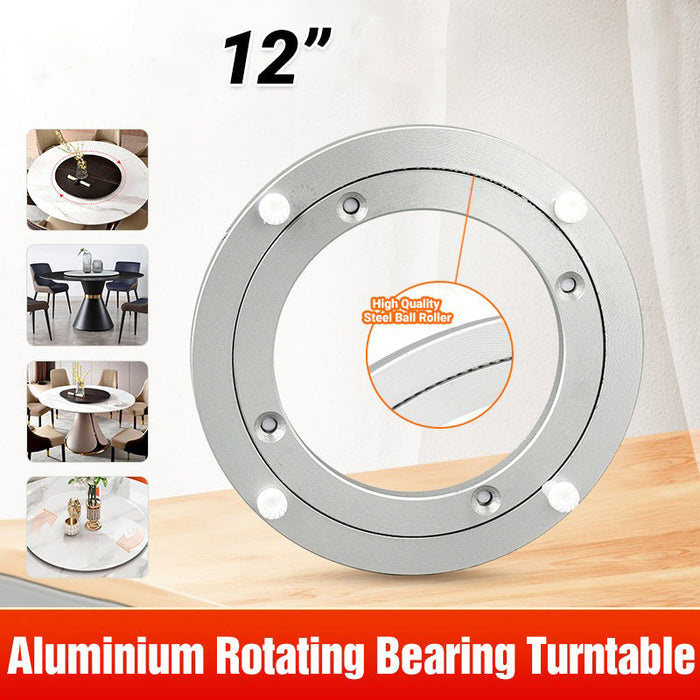 12" Aluminium Rotating Bearing Turntable Round Swivel Plate